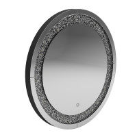 Coaster Furniture 961525 Round Wall Mirror Silver